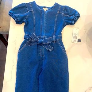 Girls Denim Jumper (Habitual Sz. 5/6) New!